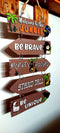 Jungle Safari Sign For Kids Room, Nursery - The Charred Plank