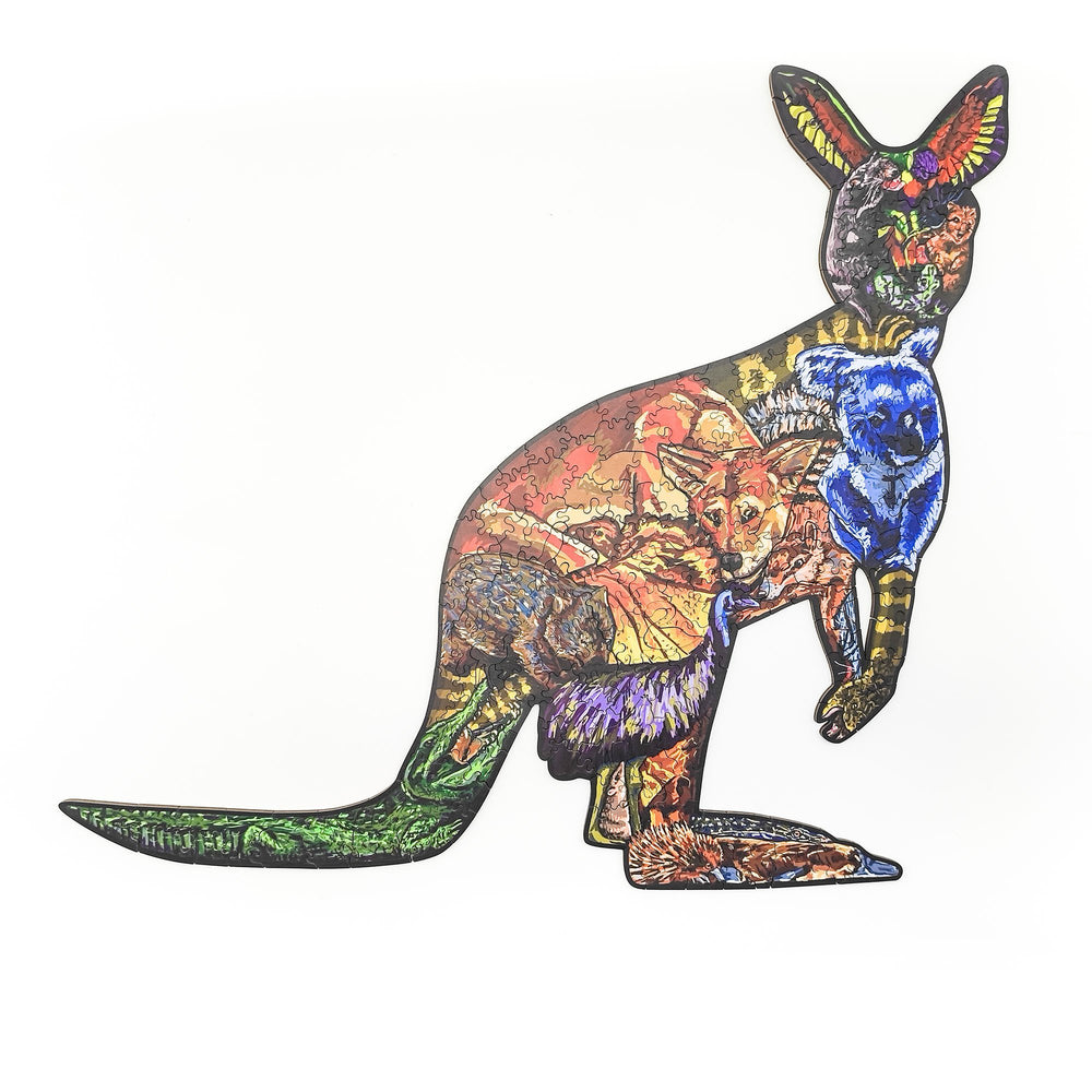 
                  
                    Deluxe Kangaroo Wooden Jigsaw Puzzle For Adults And Kids
                  
                