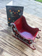 Wooden Santa Sleigh Personalised with Children's name, pet's name - The Charred Plank